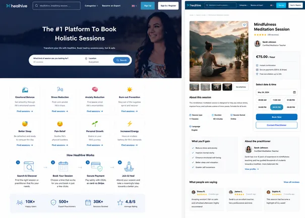 HealHive case study preview