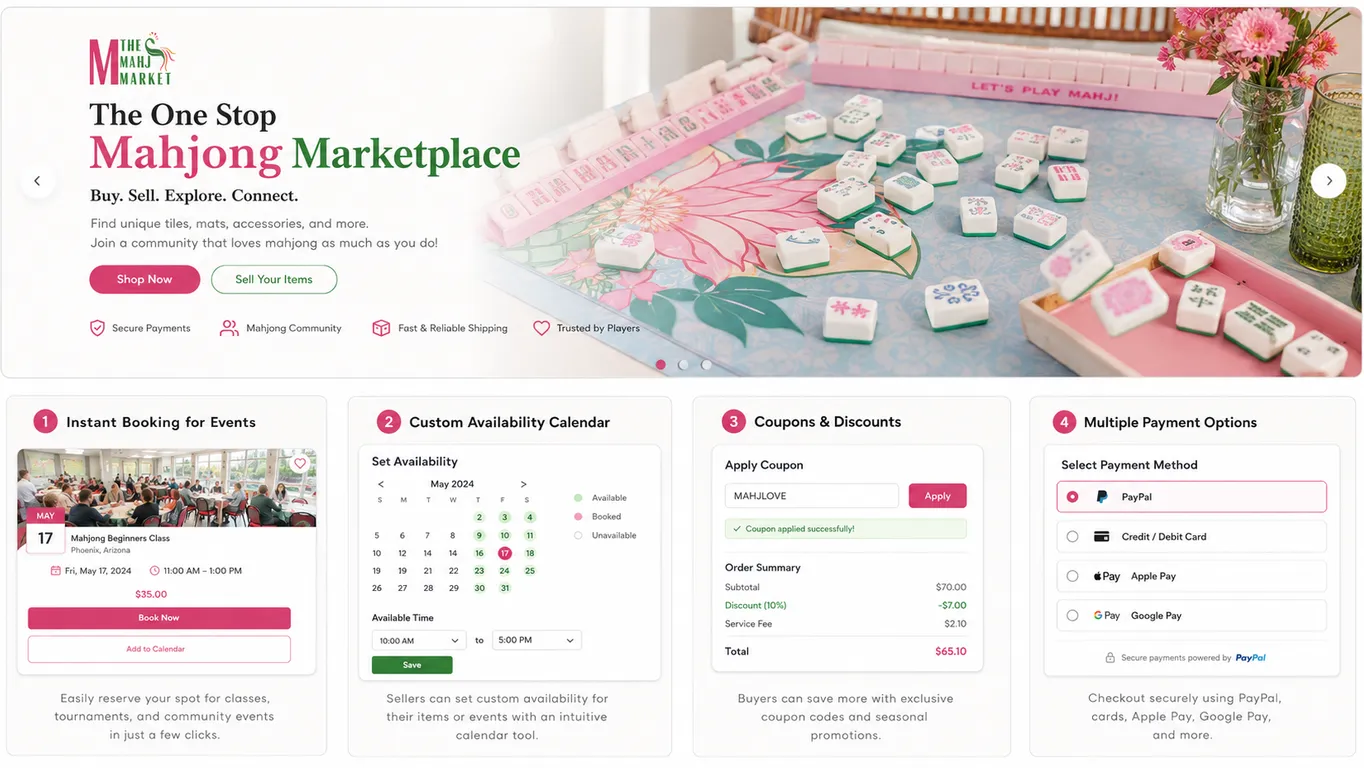 The Mahj Market case study hero