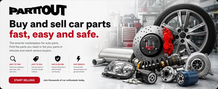 PartOut automotive parts marketplace interface