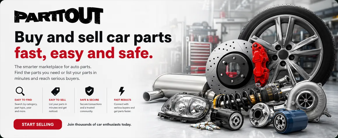 PartOut automotive parts marketplace interface
