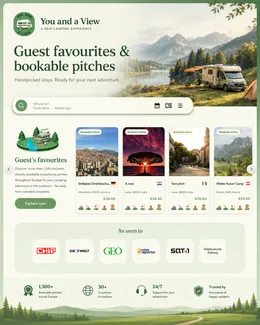 You and a View guest favorite motorhome pitch cards
