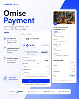 SceneAccess Omise Payment