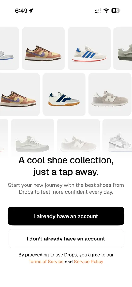 Sharetribe mobile template onboarding screen