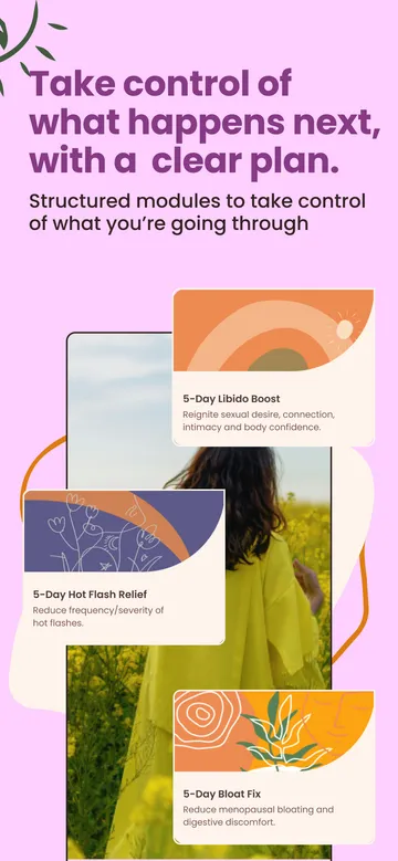 Vivian Lab symptom tracking mobile screen